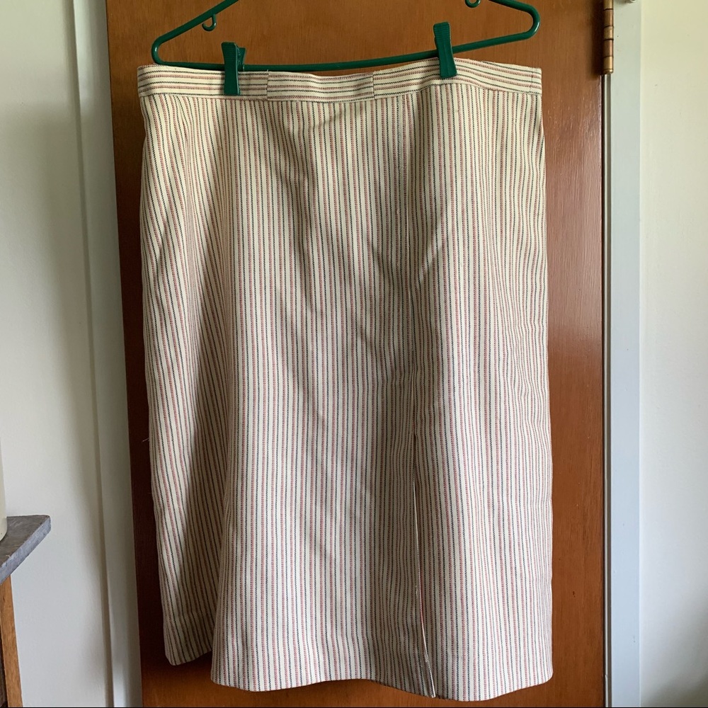 Vintage custom made wool skirt.